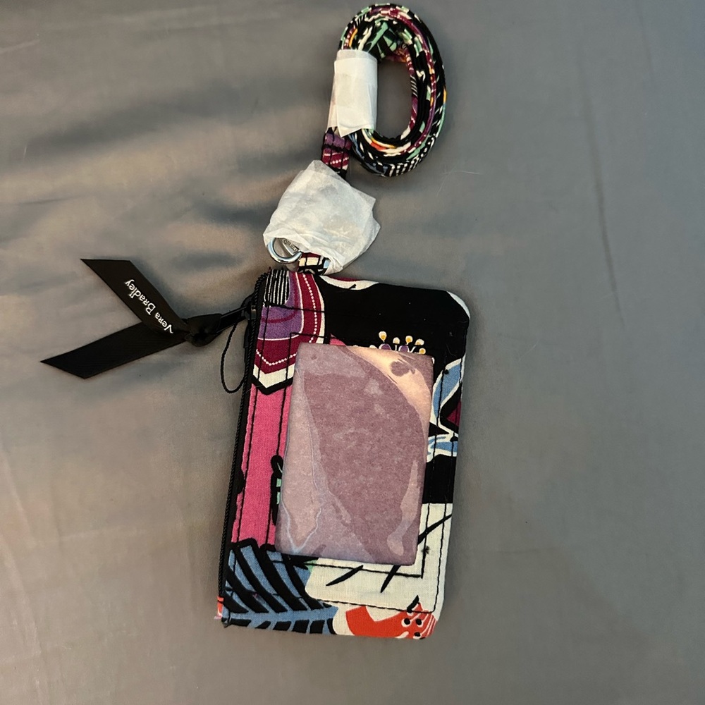 Vera Bradley ID Holder with Lanyard
